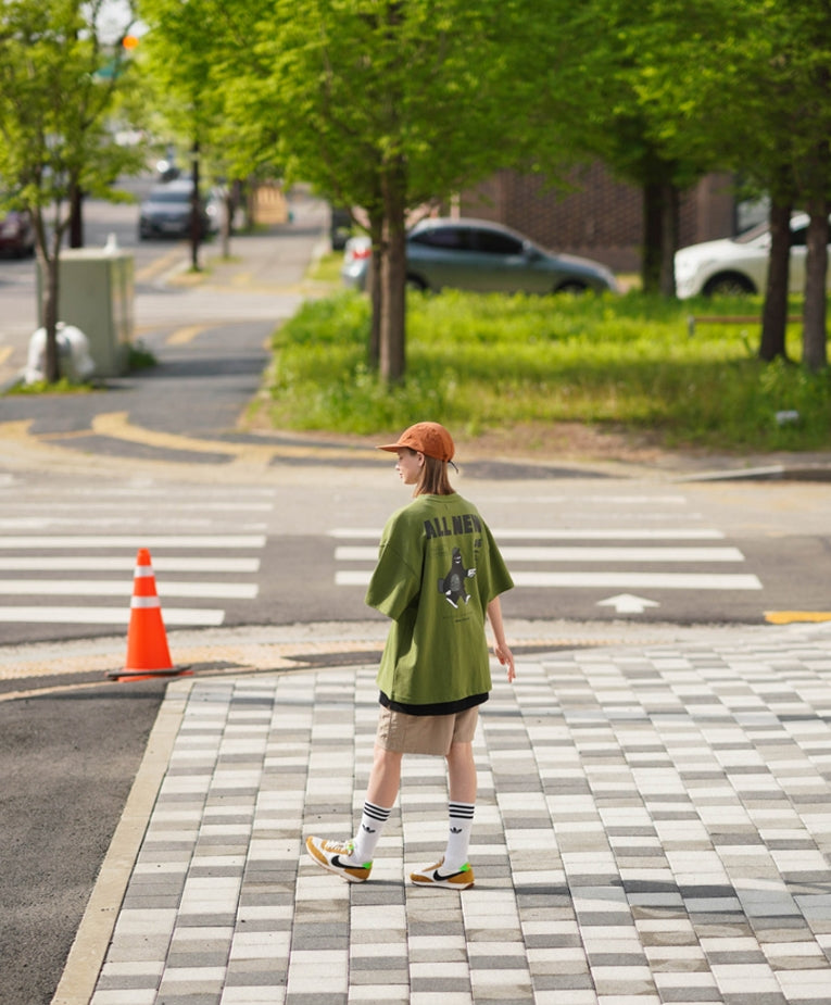 パーステップ(PERSTEP) ALL NEW MAY T-SHIRT OLIVE SMST4434