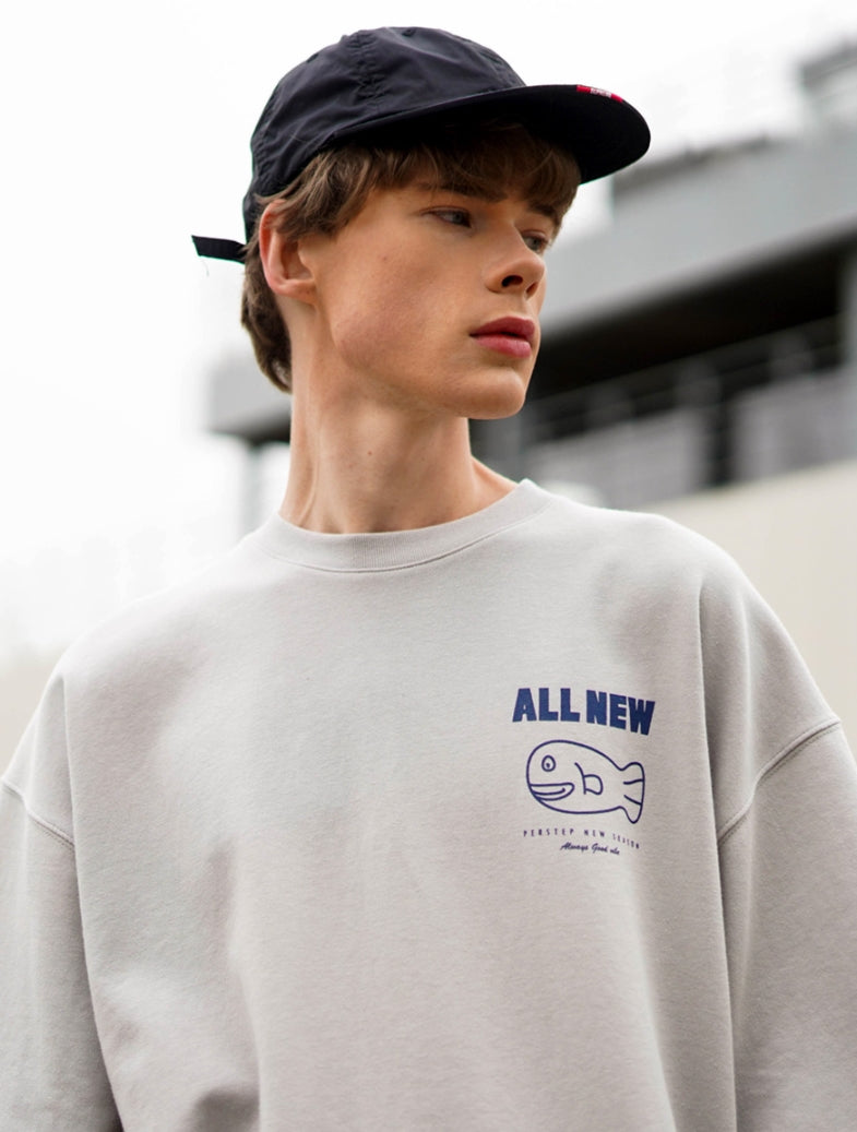 パーステップ(PERSTEP) ALL NEW MAY T-SHIRT LIGHT GRAY SMST4434