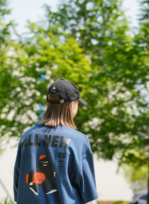 パーステップ(PERSTEP) ALL NEW MAY T-SHIRT DARK BLUE SMST4434