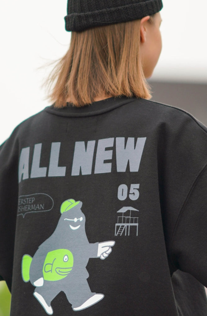 パーステップ(PERSTEP) ALL NEW MAY T-SHIRT BLACK SMST4434