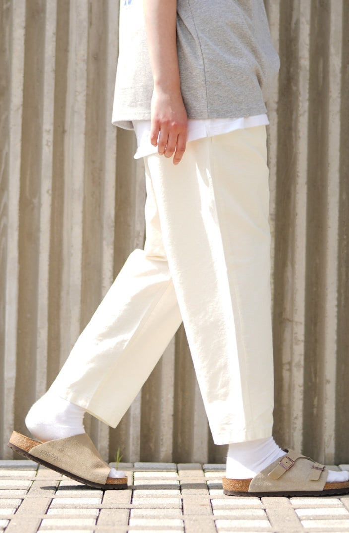 パーステップ(PERSTEP) ADE LINEN PANTS IVORY JULP4429
