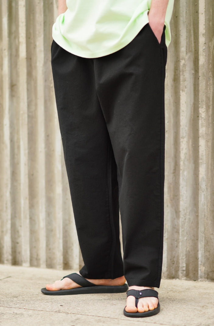 パーステップ(PERSTEP) ADE LINEN PANTS BLACK JULP4429