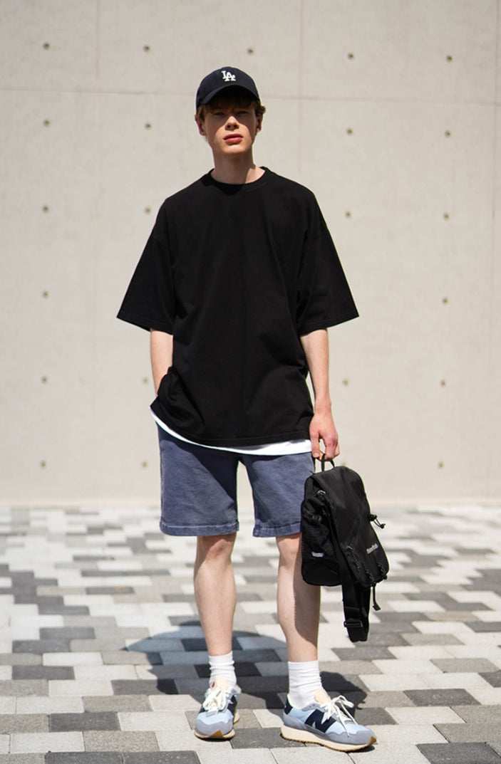 パーステップ(PERSTEP) PAINT COOLING PIGMENT T-SHIRT BLACK SMST4431