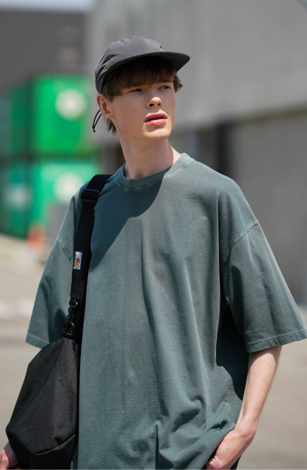 パーステップ(PERSTEP) PAINT COOLING PIGMENT T-SHIRT DARK GREEN SMST4431