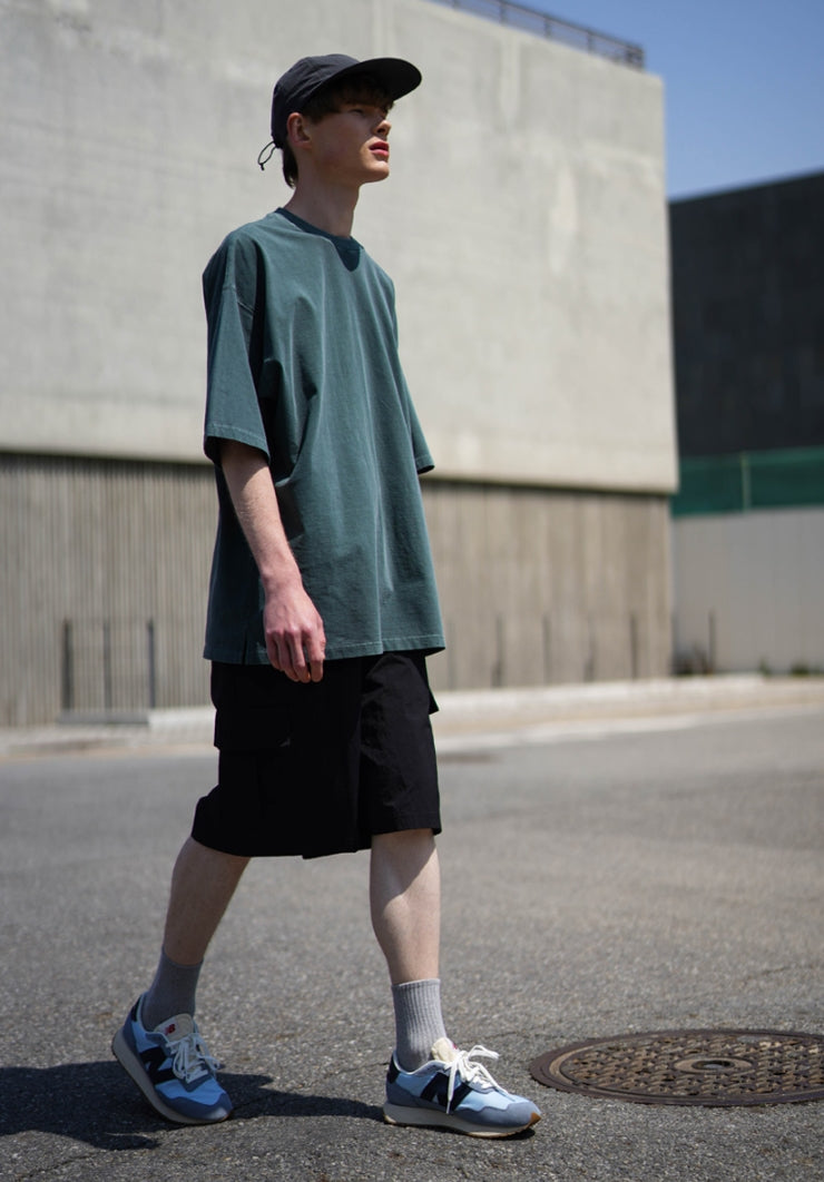 パーステップ(PERSTEP) PAINT COOLING PIGMENT T-SHIRT DARK GREEN SMST4431