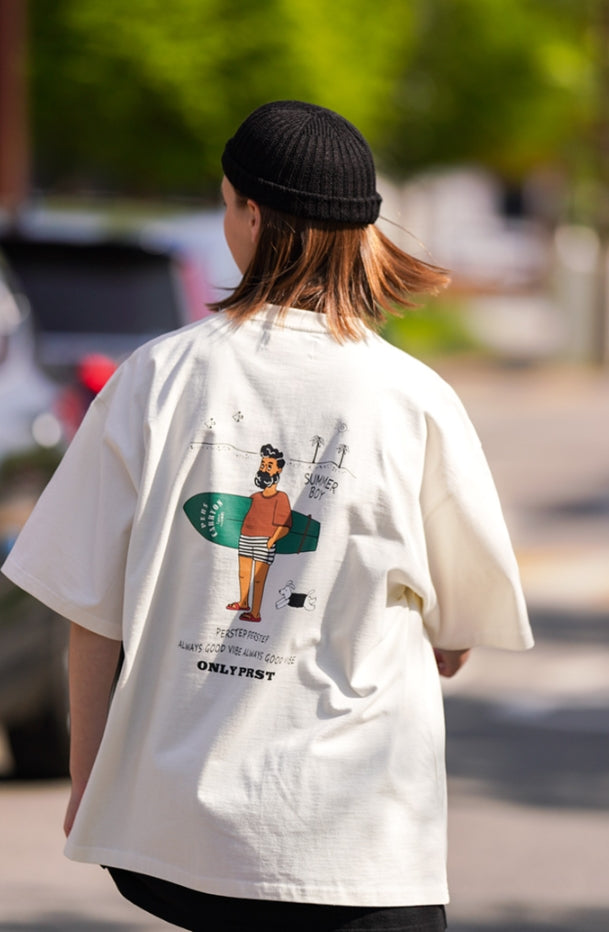 パーステップ(PERSTEP) HOTPLE T-SHIRT CREAM SMST4436