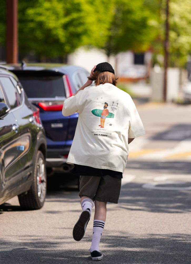 パーステップ(PERSTEP) HOTPLE T-SHIRT CREAM SMST4436