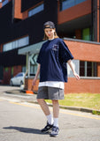 パーステップ(PERSTEP) HOTPLE T-SHIRT NAVY SMST4436