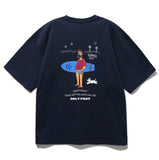 パーステップ(PERSTEP) HOTPLE T-SHIRT NAVY SMST4436