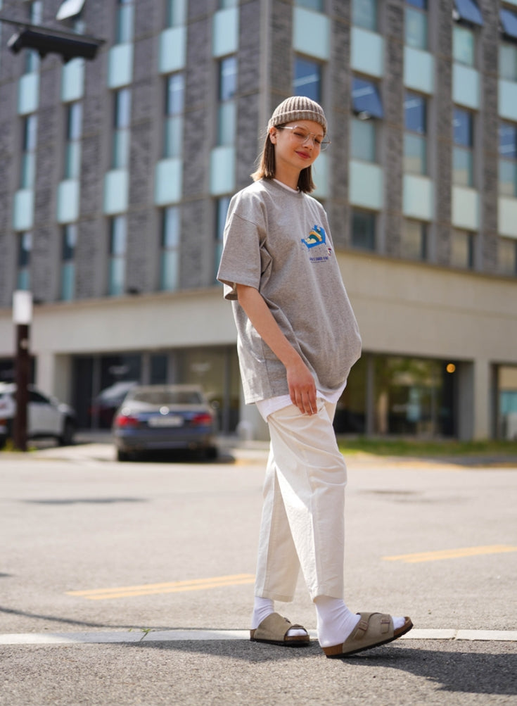 パーステップ(PERSTEP) QUICK FISHING T-SHIRT GRAY SMST4435