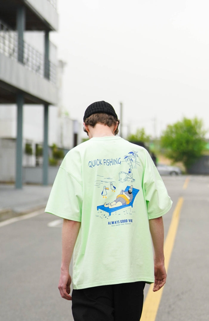 パーステップ(PERSTEP) QUICK FISHING T-SHIRT MINT SMST4435