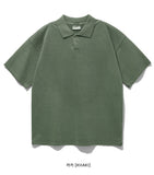 パーステップ(PERSTEP) BROADEN COLLAR T-SHIRT KHAKI SMST4416