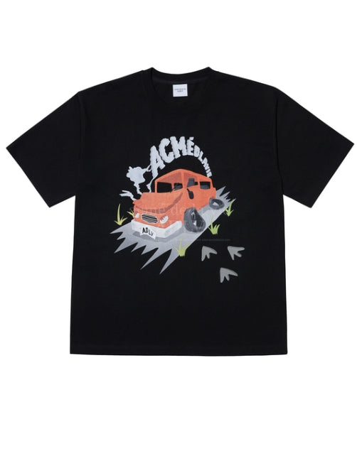 アクメドラビ(acme' de la vie)  51 ZONE SHORT SLEEVE T-SHIRT BLACK