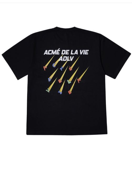 アクメドラビ(acme' de la vie) METEOR SHORT SLEEVE T-SHIRT BLACK