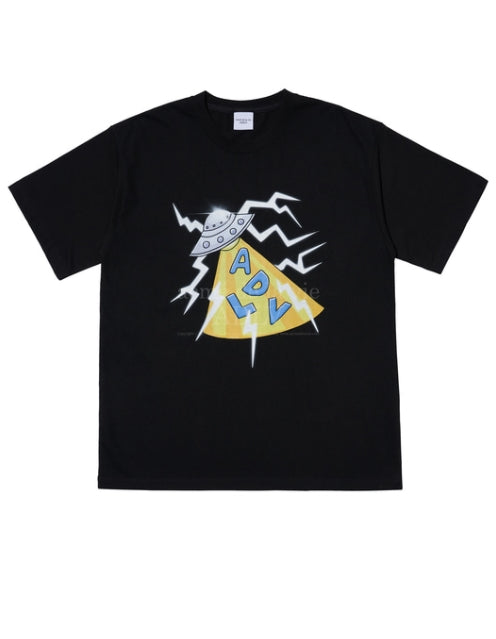 アクメドラビ(acme' de la vie) INVASION EARTH SHORT SLEEVE T-SHIRT BLACK