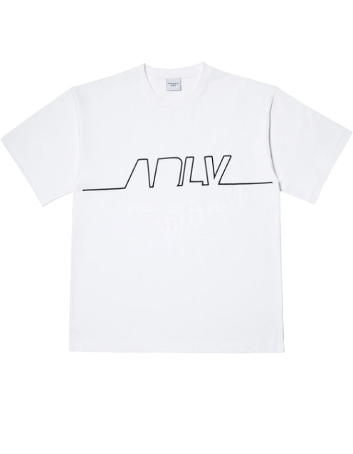 アクメドラビ(acme' de la vie)  CITY EMBROIDERY SHORT SLEEVE T-SHIRT WHITE