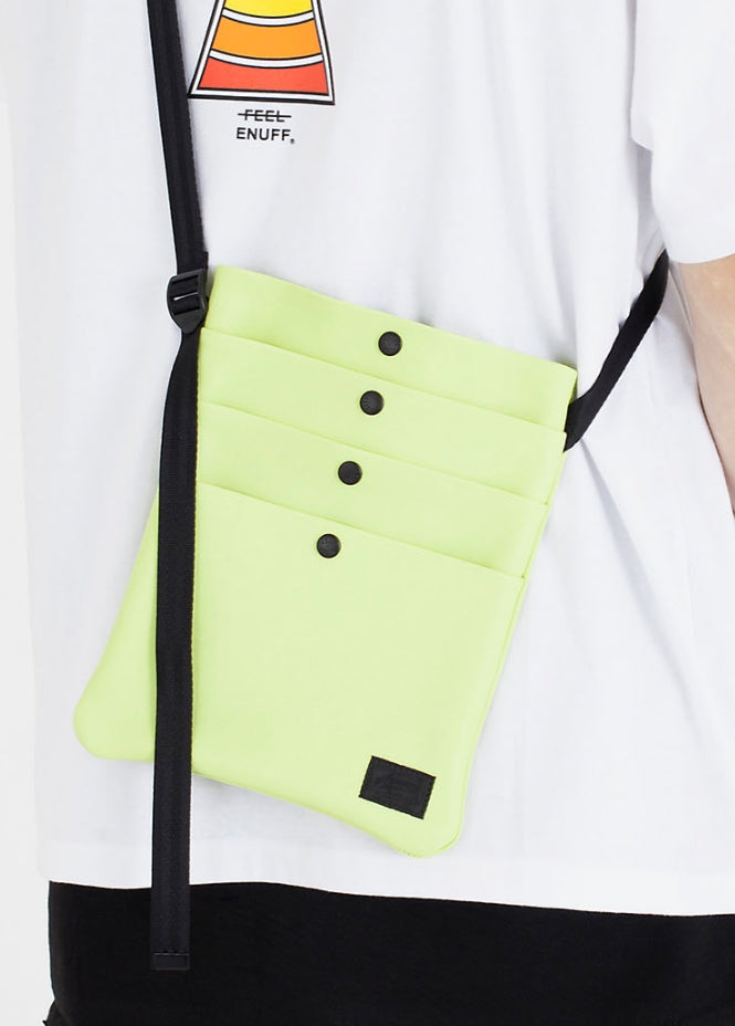 FEEL ENUFF (フィールイナフ)  4 POCKET SACOCHE BAG NEON