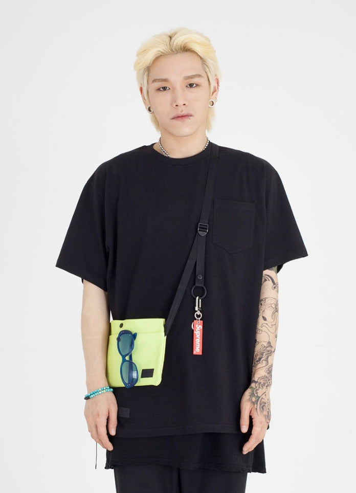 FEEL ENUFF (フィールイナフ)  2 POCKET SACOCHE BAG NEON