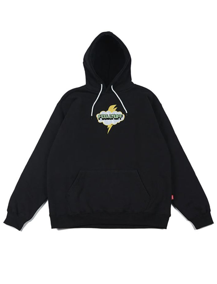 FEEL ENUFF (フィールイナフ)  CLOUD THUNDER HOODIE BLACK