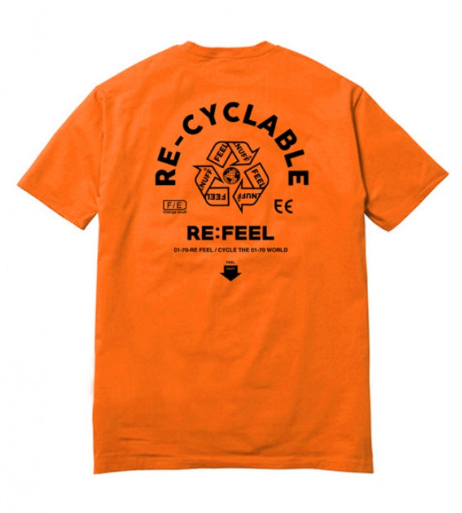 FEEL ENUFF (フィールイナフ)  RE-FEEL TEE / ORANGE