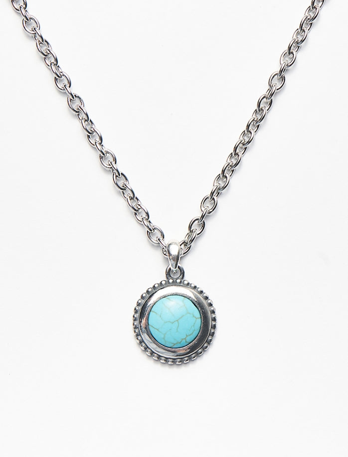 FEEL ENUFF (フィールイナフ)  Turquoise Silver Necklace