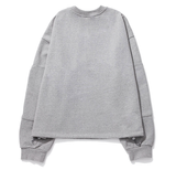 Q CUMBERS (キューカンバース)　Elbow Patch Sweatshirt - Gray