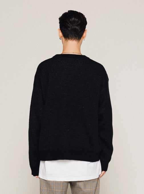 FEEL ENUFF (フィールイナフ)  LOGO KNIT / BLACK