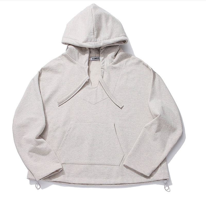 Q CUMBERS (キューカンバース)　Baja Hoodie - Oatmeal
