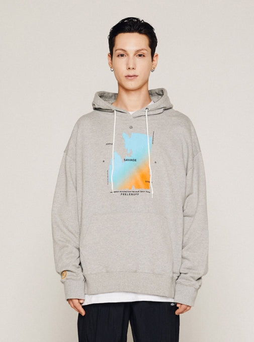 FEEL ENUFF (フィールイナフ)  SAVAGE HOODIE / GRAY