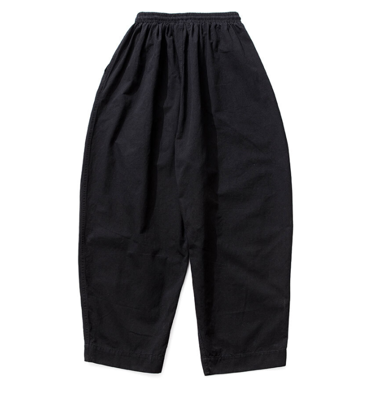 Q CUMBERS (キューカンバース)　Wide Wide Harem Pants - Black