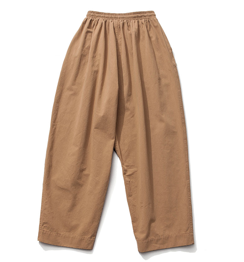 Q CUMBERS (キューカンバース)　Wide Wide Harem Pants - Khaki Beige