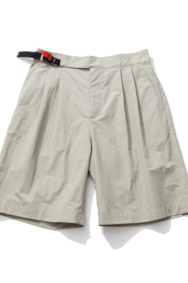 Q CUMBERS (キューカンバース)　Feedlock Gurkha Shorts (21ver) - Mono Beige