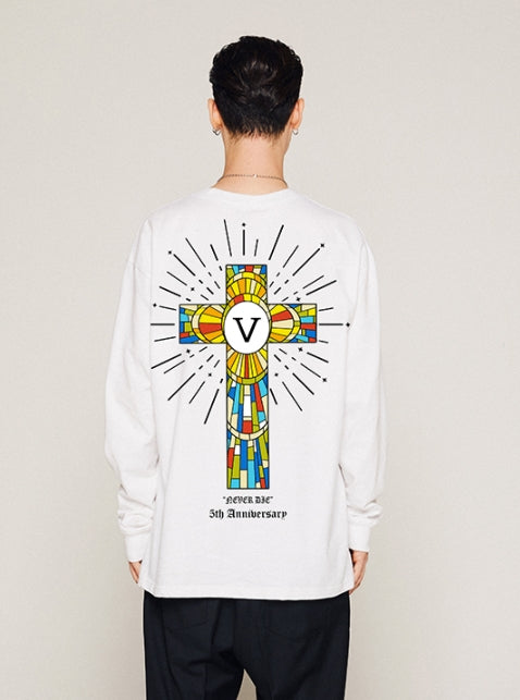 FEEL ENUFF (フィールイナフ)  5th Anniversary L/S WHITE