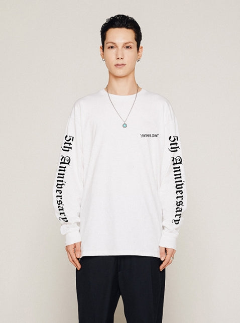 FEEL ENUFF (フィールイナフ)  5th Anniversary L/S WHITE