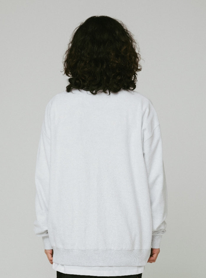 FEEL ENUFF (フィールイナフ)  College Reversible Crewneck / GRAY