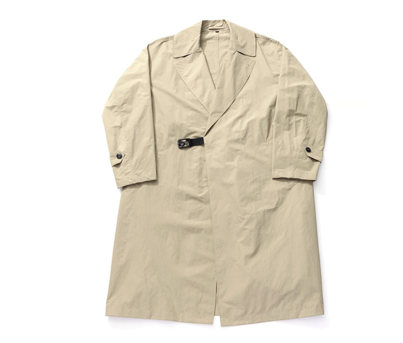 Q CUMBERS (キューカンバース)　Packable Windbreaker Coat - Stone Beige