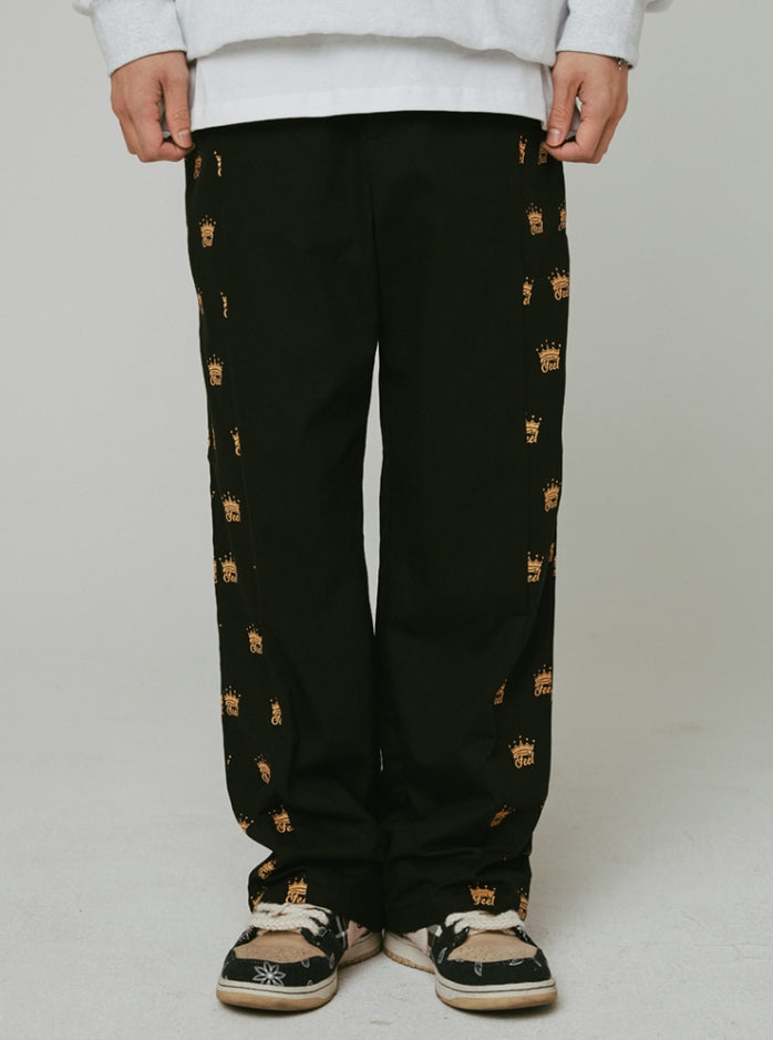 FEEL ENUFF (フィールイナフ)  Crown Work Pants / BLACK