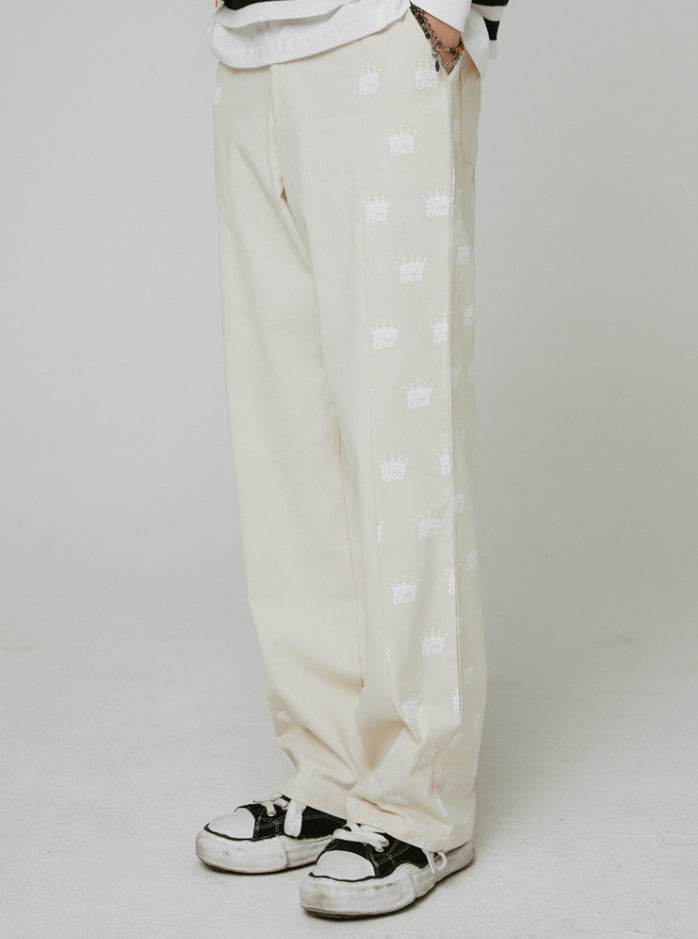 FEEL ENUFF (フィールイナフ)  Crown Work Pants / CREAM
