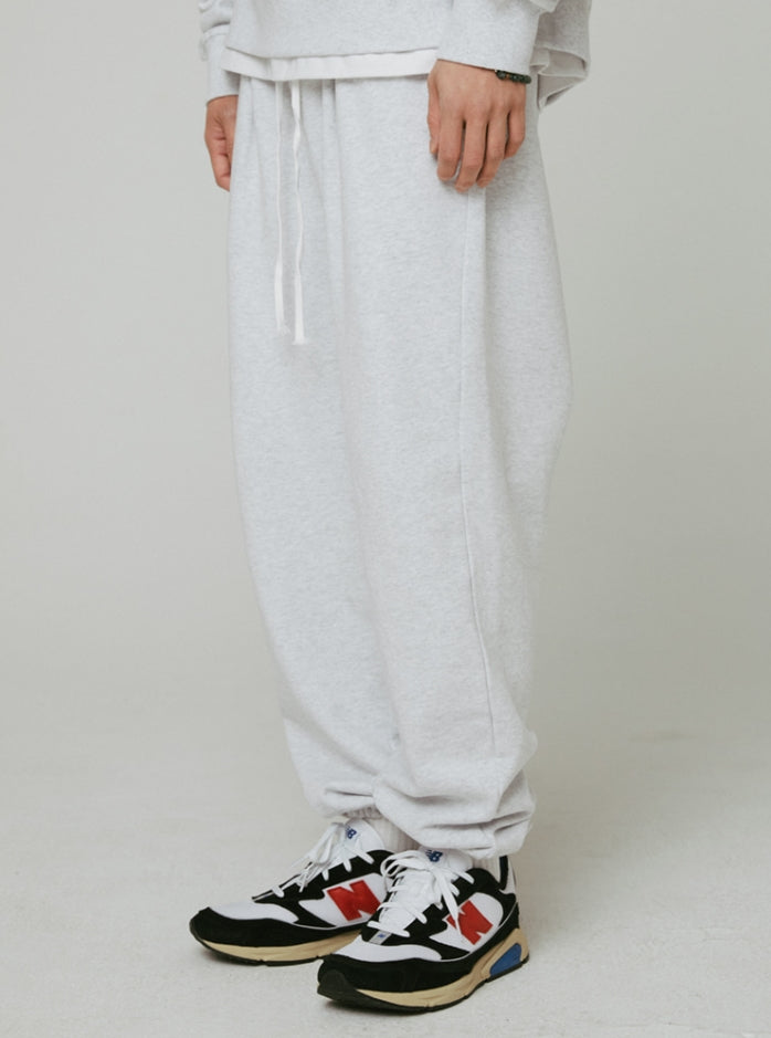 FEEL ENUFF (フィールイナフ)  Wide Patch Sweat Pants
