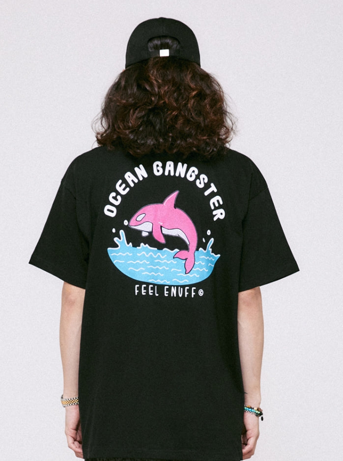 FEEL ENUFF (フィールイナフ) KILLER WHALE TEE / BLACK