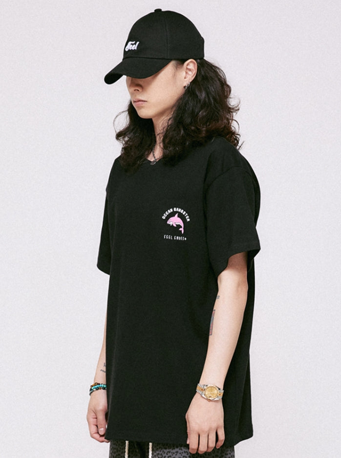 FEEL ENUFF (フィールイナフ) KILLER WHALE TEE / BLACK