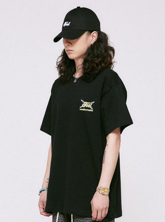 FEEL ENUFF (フィールイナフ) CITY CAR TEE / BLACK