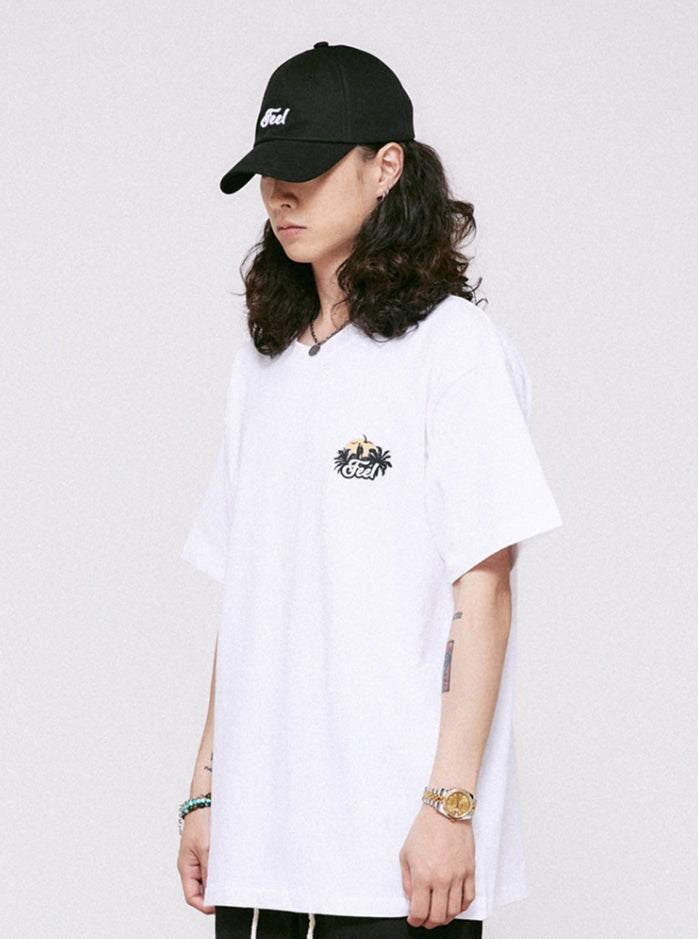 FEEL ENUFF (フィールイナフ) SUNSET TEE / WHITE