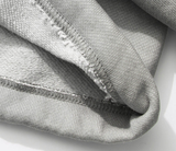 Q CUMBERS (キューカンバース)　Pigmented Elbow Patch Sweatshirt - Fog Gray