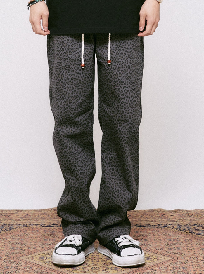 FEEL ENUFF (フィールイナフ)  ROPE PANTS / LEOPARD