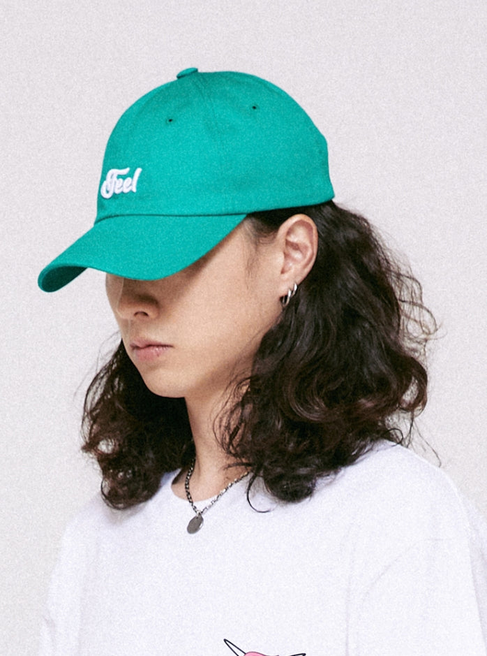 FEEL ENUFF (フィールイナフ)  FEEL LOGO BALL CAP / GREEN