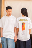 Q CUMBERS (キューカンバース)　Recipe T-shirt - Hibiscus Berry Mary Soda