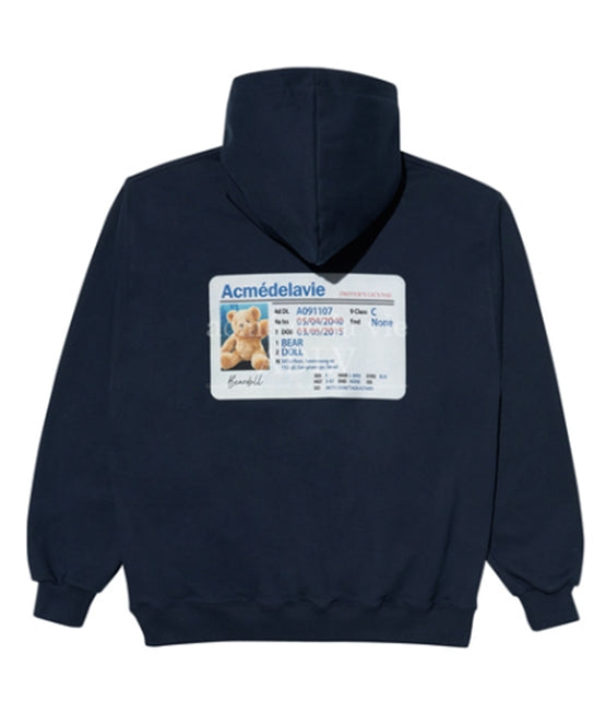 アクメドラビ(acme' de la vie)  TEDDY BEAR'S LICENSE HOODIE NAVY