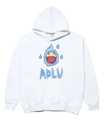 アクメドラビ(acme' de la vie)  ADLV DEVIL HOODIE WHITE