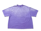 Q CUMBERS (キューカンバース)　Big Silhouette T-shirt - Purple Dying
